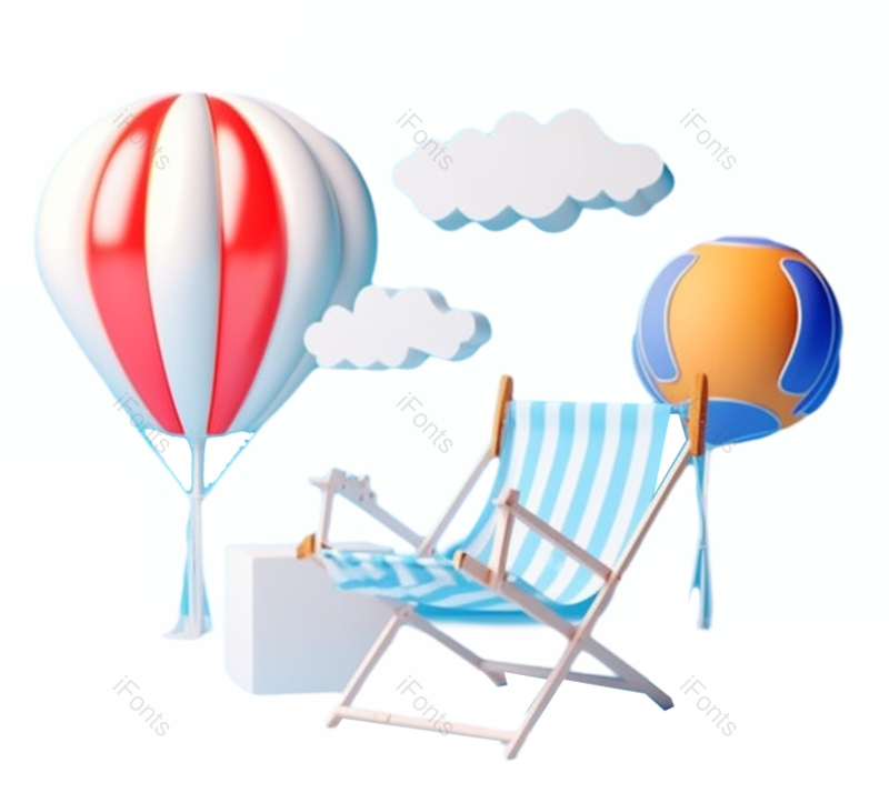卡通图片,天空元素,户外PNG,插画免抠素材